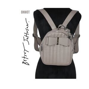 BNWOT Betsey Johnson Miniature Backpack with Bow